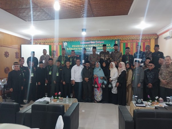 Gelar Pembinaan Kapasitas untuk seluruh MAA Kabupaten/Kota se-Aceh di Sabang